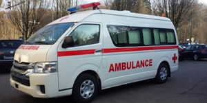 A file image of an ambulance 