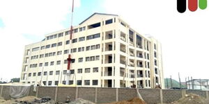 The newly built six-storey Gikomba market 