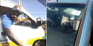 A driver who was filmed knowingly crashing into a Public Service Vehicle (PSV)