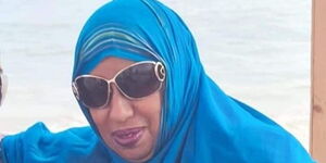 The wife of former President of Somalia Rahmo Mohamud Ga'al who died on Friday, March 27, in Nairobi