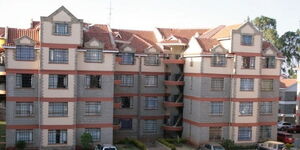 An image of apartments in Embakasi Estate in Nairobi taken on October 7, 2020.