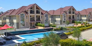 A file image of real estate apartments owned by Cheriez Properties Limited in Kitengela.