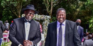 Deputy President William Ruto and ANC leader Musalia Mudavadi at a past event.