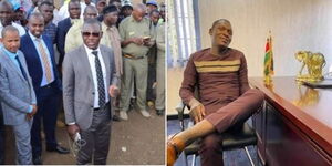 Side by side photos of the late Charles Okusimba, a political operative.