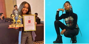 A collage of TV host and award-winning Gospel Artist Shanah Manjeru.