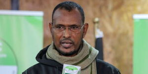 IEBC Commissioner Abdi Guliye during a past IEBC function. 