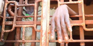 An image of one of the “mentally ill patients” detained at the church in Kisumu