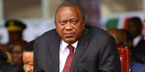 An image of former President Uhuru Kenyatta during a past event