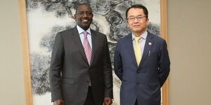 President William Ruto in South Korea