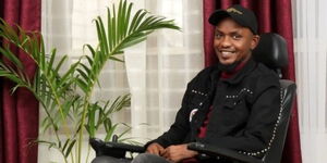TikToker Brian Waihenya who was left paralyzed after a road accident seven years ago