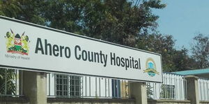 Ahero County Hospital in Kisumu County
