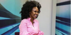 A file photo of K24 presenter Valentine Njoroge