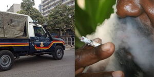 Police Car Bhang Smoker 