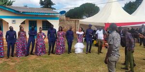 British Broadcasting Corporation (BBC) anchor Victor Kiprop married his girlfriend in a colourful ceremony on Saturday, November 27, 2021.