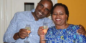 Governor Anne Waiguru and Her Husband Lawyer Kamotho Waiganjo 