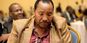 Former Kiambu Governor Ferdinand Waititu at Movenpick Hotel during Council of Governor's election on January 20, 2020. 