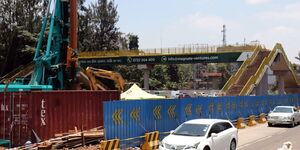 A file image of motorists plying the Waiyaki Way route.