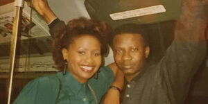 Transport CAS Wavinya Ndeti and her late husband Henry Dolamu Oduwole