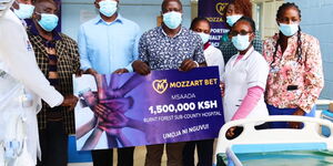 Mozzart Donates Equipment Worth Ksh 1.5 Million To Burnt Forest Sub County Hospital