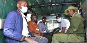 Kimilili MP Didmus Barasa arrested by police officers on Monday, August 2.