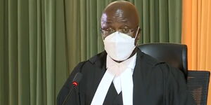 Court of Appeal Judge Justice Patrick Kiage at the Milimani Law Courts on August 20, 2021