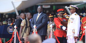 President William Ruto  during the inauguration of ceremony at Kasarani Stadium on September 13, 2022
