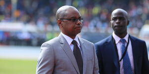 Senate Speaker Amason Kingi at Kasarani stadium ahead of Presidential inauguration on Tuesday, September 13, 2022