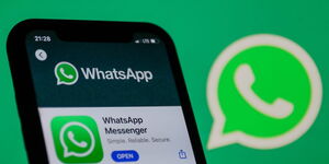 WhatsApp Messenger Mobile Application downloaded on phone