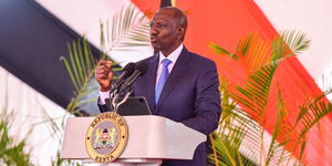 President William Ruto addresses education delegates at the launch of the report of the Presidential Working Party on Education Reform, at State House, Nairobi, on August 1, 2023