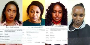 Women accused by DCI of being involved in drinks spiking ring. Photos released on Friday, May 20, 2022.