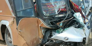 Wreckage left after head-on collision claimed six lives