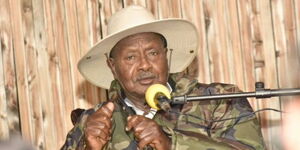 File photo of Uganda's President Yoweri Kaguta Museveni during the past address to the nation