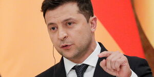 File photo of Ukrainian President Zelensky Volodymyr
