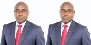  A collage of Humphrey Wattanga Mulongo, Commissioner General at KRA 