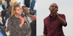 A collage of activists Mercy Tarus and Kebaso Morara.