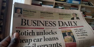  A copy of the Business Daily Newspaper