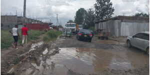 A road in Mlolongo