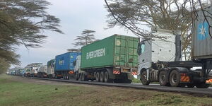 A section of the Nairobi-Nakuru Highway