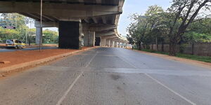 A section of Nairobi's Uhuru Highway
