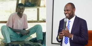 A before and after of Jame Kinyua of Maono Lands ltd