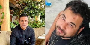 A collage of Indian TV executive Zulfiqar Khan (left) and Mohammad Zaid Sami (right)
