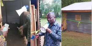 A collage of the office launched by Kisumu Senator Tom Ojienda in September 2023