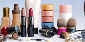 A photo of a sample of various beauty products