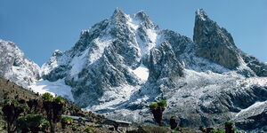A photo of a section of Mt Kenya