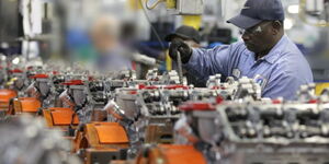 A photo of  man at a manufacturing company