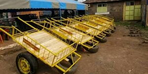 A photo of mkokoteni (carts) for sale on September 2022