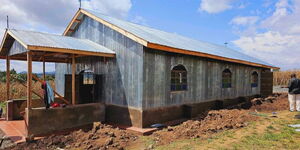 A photo of one of the churches built by wellwishers