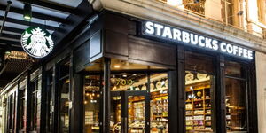 A photo of one of the Starbucks coffee shops