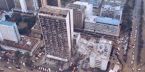 A photo of remains after the 1998 terror attack in Nairobi US embassy 