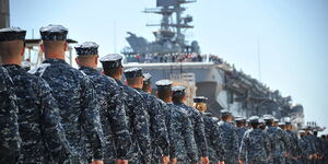 A photo of soldiers in the US Navy